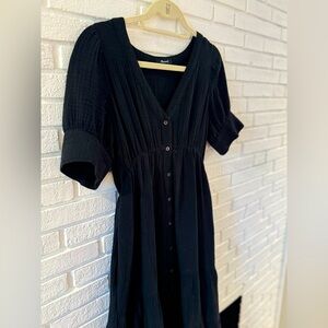Madewell Black Dress